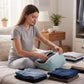Lightweight Travel Packing Cubes Set with Zipper Closure Storage Bags Luggage Organizer Multi Size Set