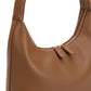 Large Hobo Shoulder Bag with Double Zipper Closure and Long Curved Handle 10.5x11x4.5in
