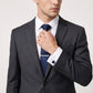 Men's Tonal Stripe Pattern Tie Gift Set Necktie Pocket Square Cufflinks Tie Clip Formal Accessory Set