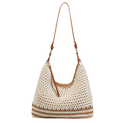 Polyester Shoulder Bag with Zipper Closure