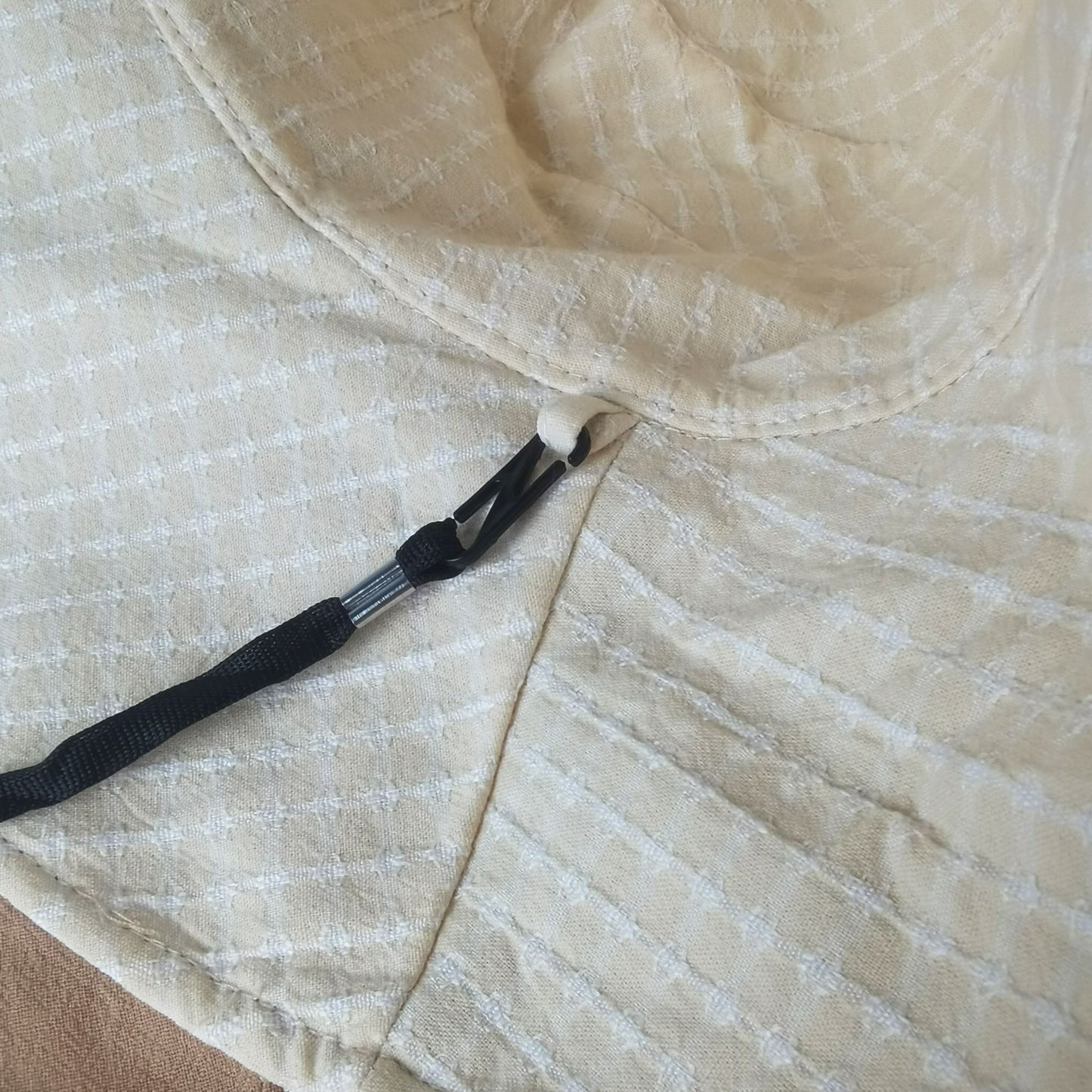 Women's HAPPINESS Embroidered Wide - Brim Bucket Hat