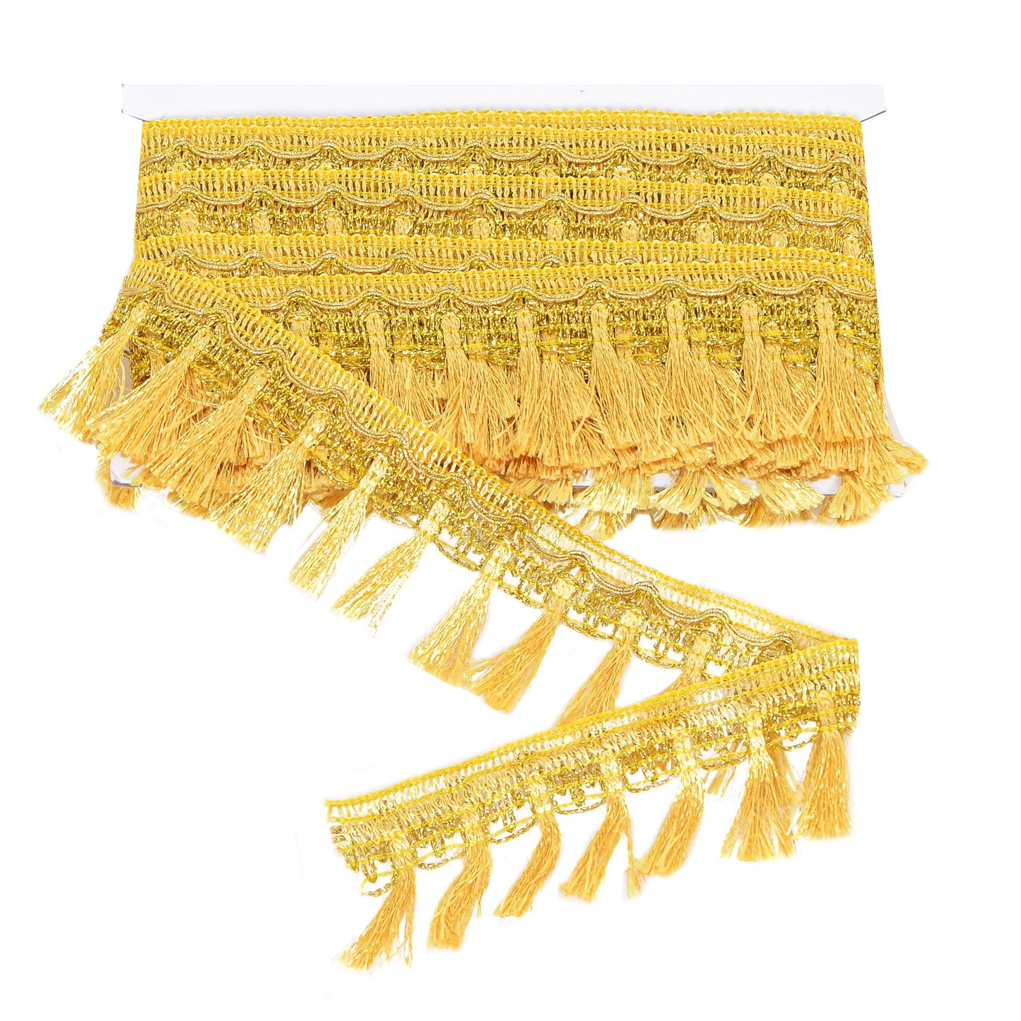Fringe Tassel Lace Trim, 11 Yards 2.4 inch Wide, Sewing Trim for Curtain Embellishment Lamp Shade Tablecloth Stage Decor DIY Craft