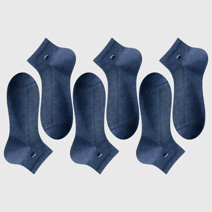 Men's 6pk Summer Breathable Mesh Ankle Socks
