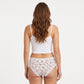 2 Pack Floral Print Bikini Underwear with Lace Trim