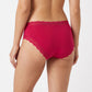 2 Pack Lace Trim Hipster Underwear with Bow Detail