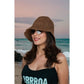 Crochet Raffia Bucket Hat Lightweight Foldable Wide Brim Sun Hat for Stylish Summer Protection