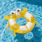 Kids Inflatable Crab Pool Ring with 3D Eyes and Claw Details