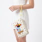 Dog Patch Polka Dot Cosmetic Bag Zipper Pouch Wristlet Travel Organizer