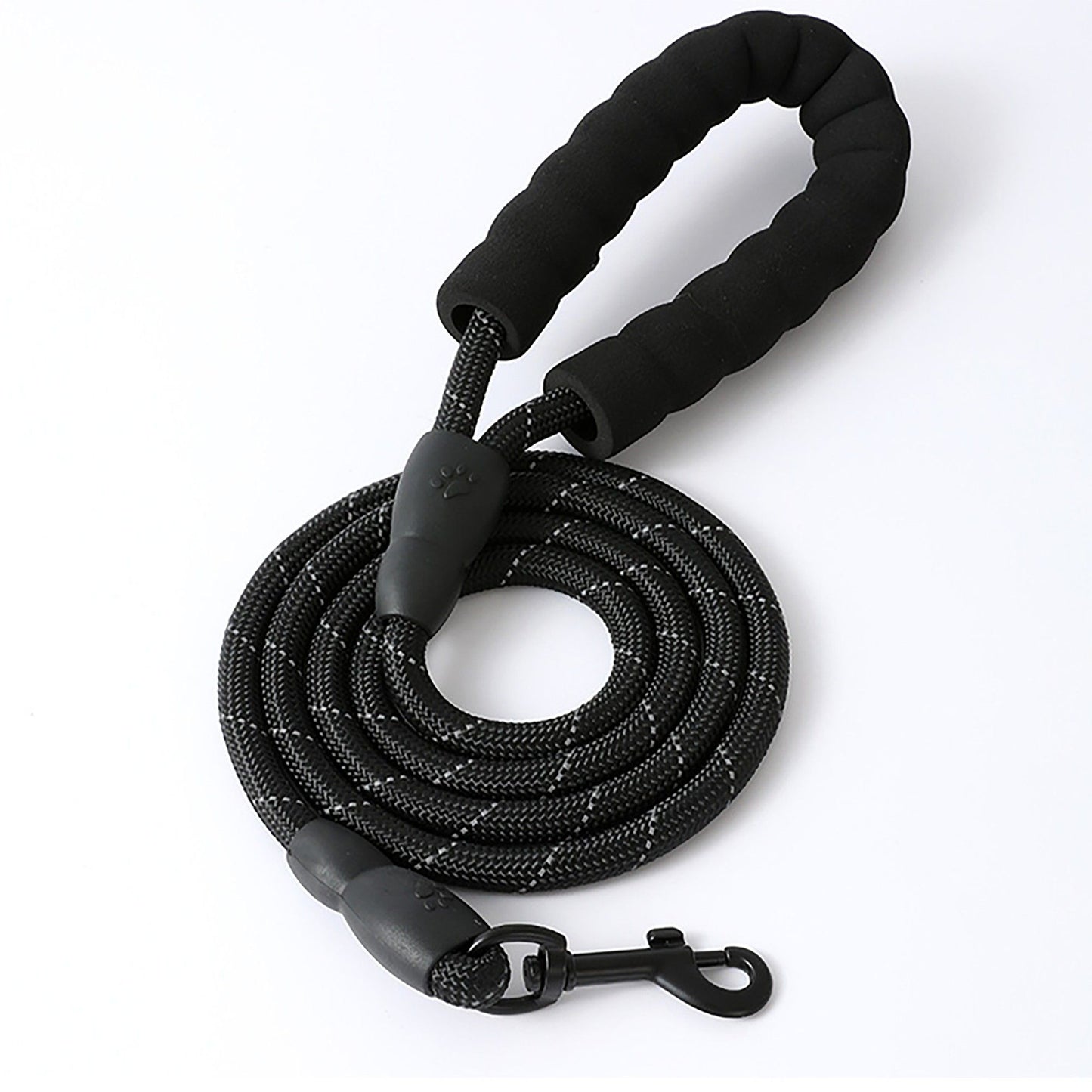 Pet Dog Leash Adjustable Nylon Rope with Comfortable Handle and Metal Clip for Small Medium Dogs