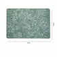 6 Piece Floral PVC Placemat Set Heat Resistant Wipe Clean Table Mats for Dining Table