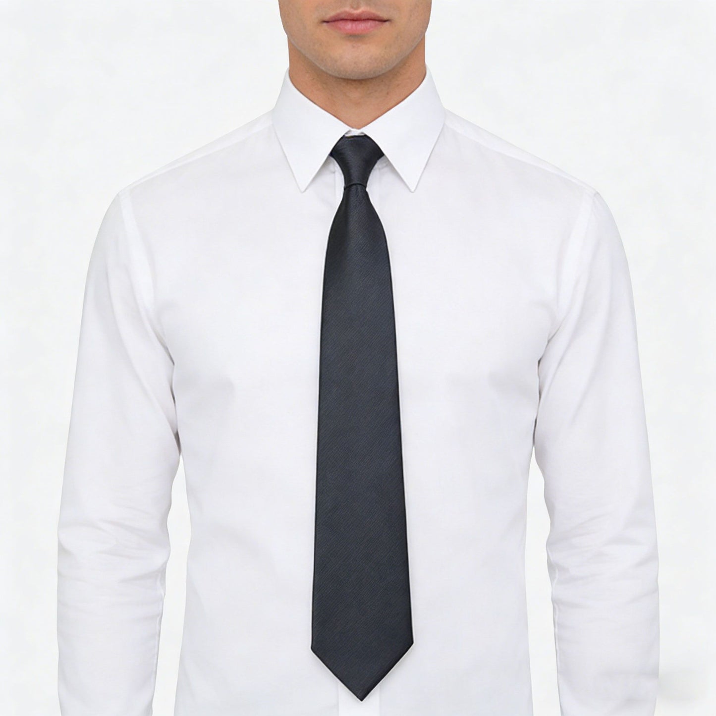 Men's Polyester Tie - Formal Necktie for Business, Weddings & Daily Professional Wear