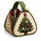 Christmas Santa Quilted Carry Basket DIY Sewing Kit