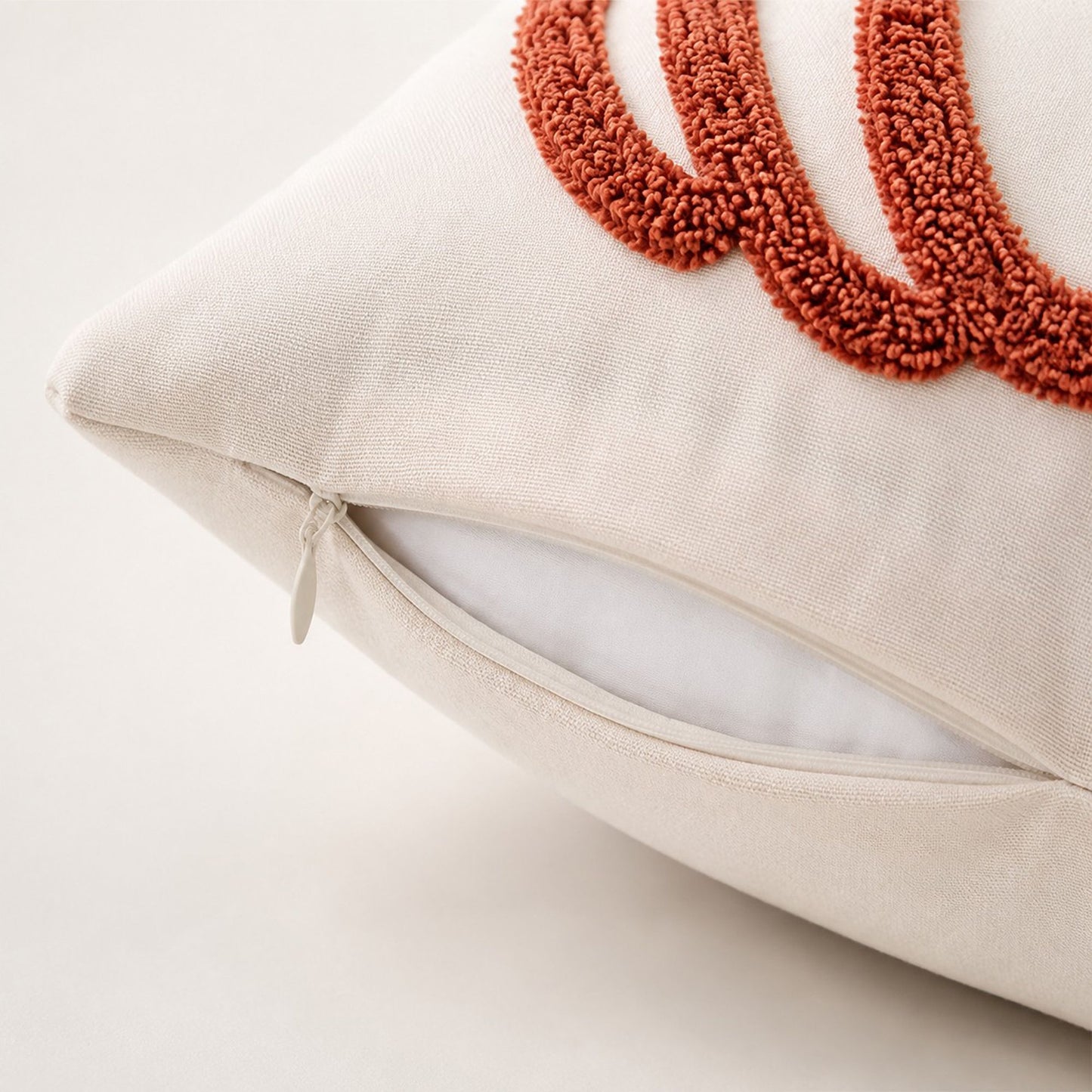Tufted Pumpkin Throw Pillow Cover for Couch Bed and Chair