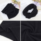 Soft Knit Neck Warmer with Cozy Layered Design 9x17 inches