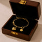 Chain Link Bracelet with Engraved Heart Charm and Smooth Round Pendant Detail for a Chic Polished Modern Accessory Style