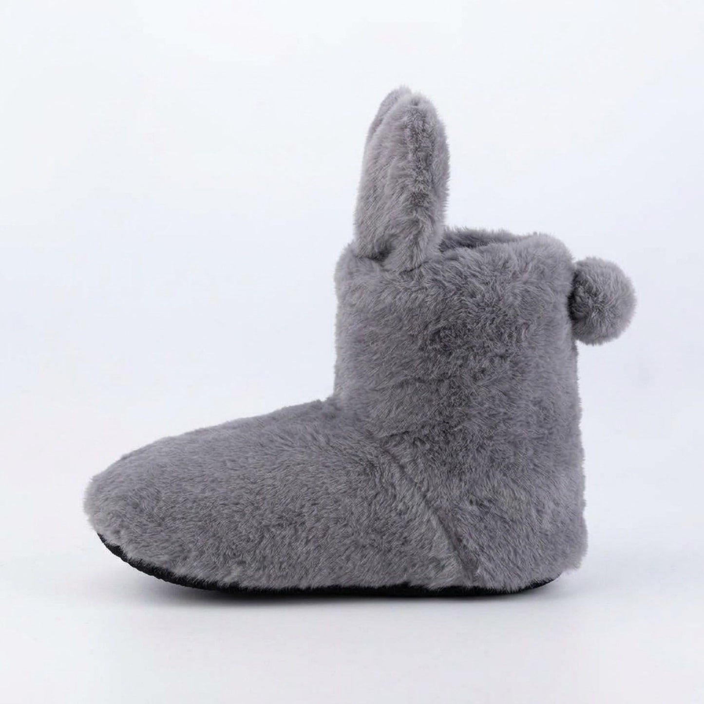 Fuzzy Bunny Slipper Boots