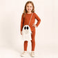Halloween Ghost Trick or Treat Candy Bag with Shoulder Strap
