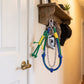 Layered Cord Chain Belt Loop Bag Charm