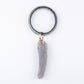 Bangle Keychain with Furry Tail Bag Charm
