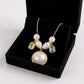 Women's Multi-Charm Pendant Necklace with Layered Bead Accents and Faceted Gem Details for a Valentine Elegant Look