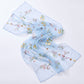 Sheer Floral Embroidered Table Runner 29.5x70.9in