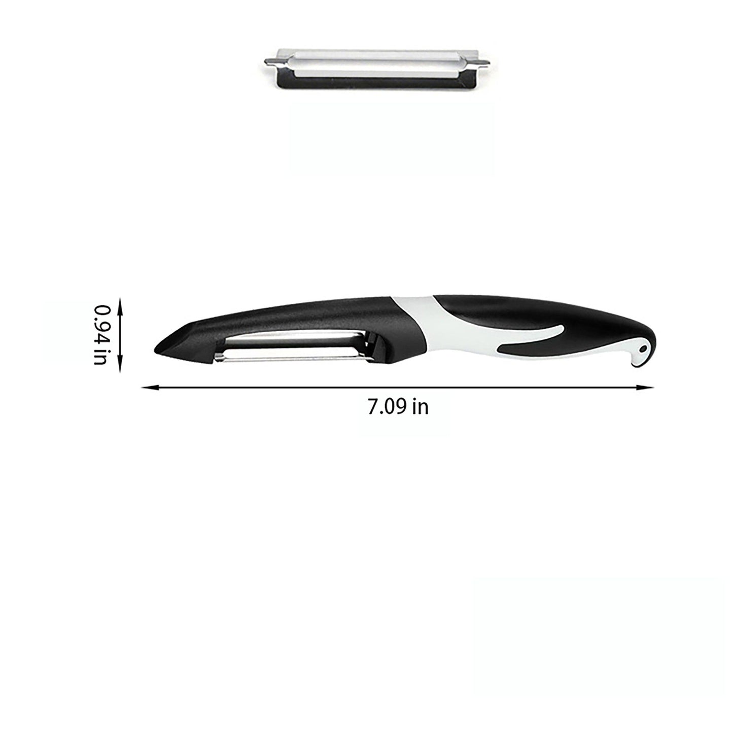 3-Piece Kitchen Peeler Set with Ergonomic Handles and Stainless Steel Blades