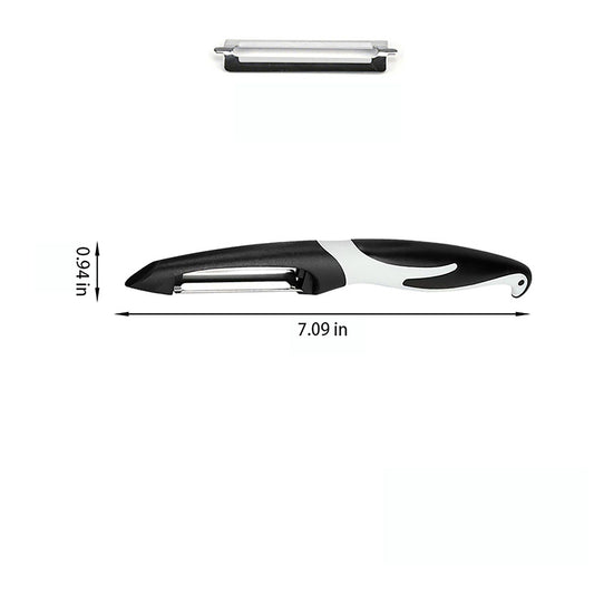 3-Piece Kitchen Peeler Set with Ergonomic Handles and Stainless Steel Blades