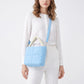 Padded Tote Bag with Top Handles and Detachable Adjustable Crossbody Strap 8.5x8x3.5in
