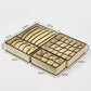 4 Piece Drawer Organizer Set with Divided Compartments