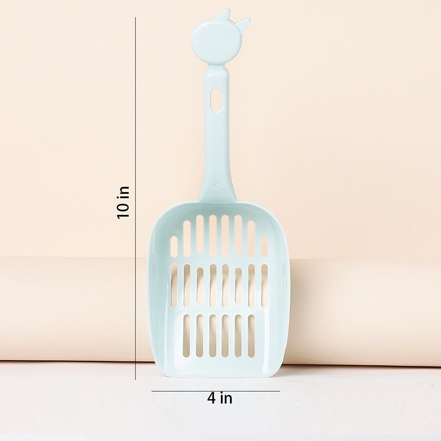 Cute Cat Litter Scoop - High-Capacity Sifter Shovel with Comfortable Handle