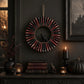 Gothic Raven Decorative Book Door Wreath 11.8 Inch