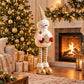 Adjustable Height Sequin Snowman Christmas Decoration