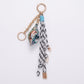 Coastal Seashell Tassel Bag Charm Keychain
