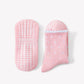 Non Slip Grip Crew Socks 3 Pair Pack Polka Dot Ruffle Cuff