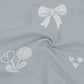 2-Piece Cotton Pillowcases with Bow and Tulip Print Design for Bedroom, Soft and Cozy Bedding Set 20x26in