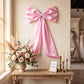 Large Decorative Bow with Long Tails for Holiday Decor