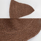 Crochet Raffia Bucket Hat Lightweight Foldable Wide Brim Sun Hat for Stylish Summer Protection