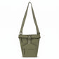 Water Resistant Nylon Crossbody Bucket Bag Adjustable Strap Multi Pocket Everyday Travel Bag