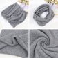 Soft Knit Neck Warmer with Cozy Layered Design 9x17 inches