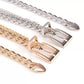 Chunky Chain Waist Belt with Layered Draped Links and Buckle Detail for Stylish Definition 41.5in