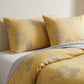 4-Piece Cotton Bedding Set with Elegant Tree Print Duvet Cover, Pillowcases, and Flat Sheet