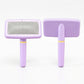 Pet Slicker Brush for Dogs and Cats with Comfortable Handle and Fine Bristles Grooming Tool