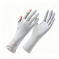 Long Cuff Fingerless Sun Protection Cycling Gloves