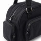 Multi-Pocket Shoulder Bag with Top Zipper and Front and Side Compartments 10x6.5x3.5in