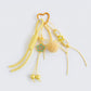 Bag Charm with Hanging Strap and Decorative Accents