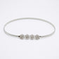 Four Filigree Floral Thin Waist Belt Adjustable Elegant Formal Waist Jewelry 47.2in