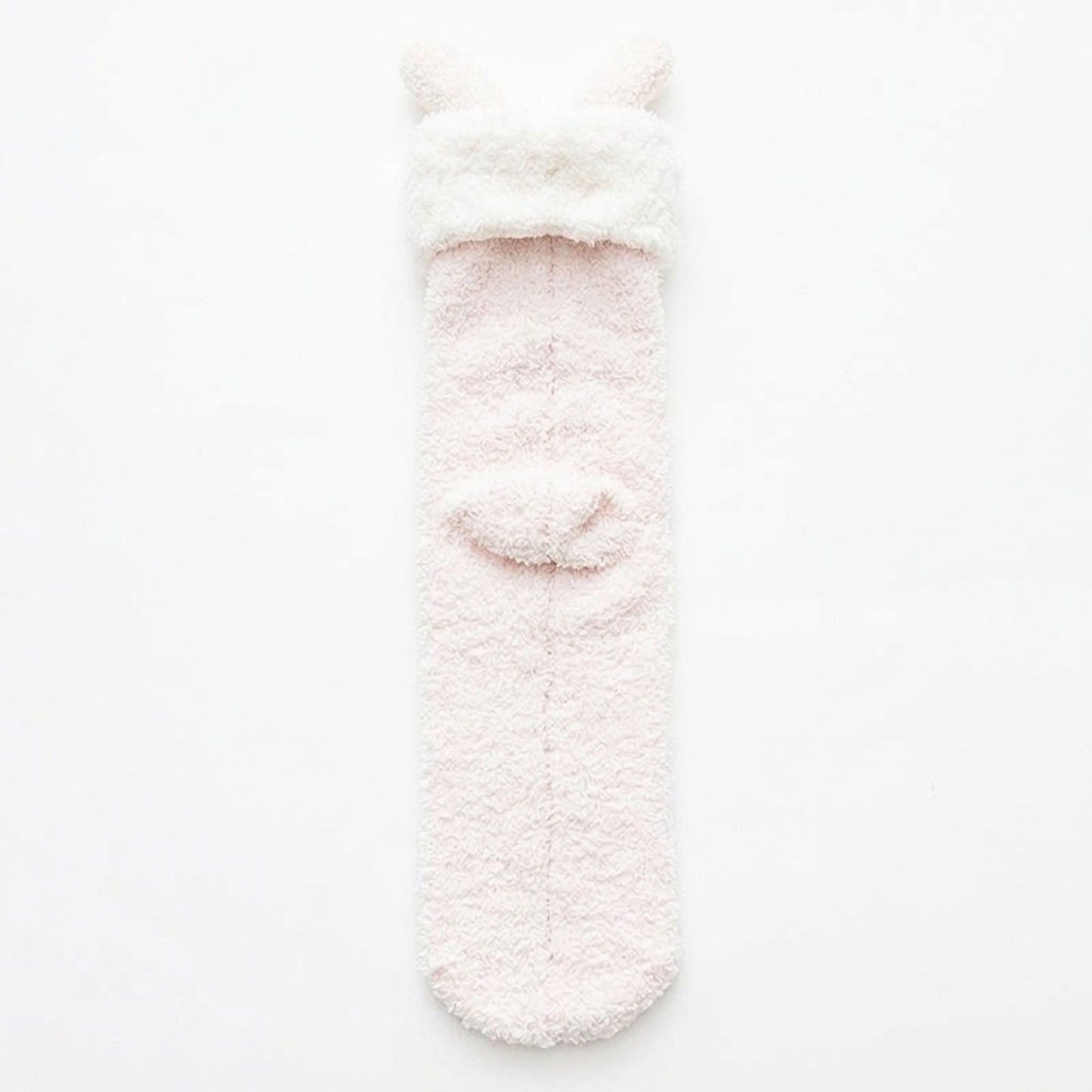 Fuzzy Llama Knee High Socks 2 Pair US 5-10.5
