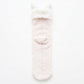 Fuzzy Llama Knee High Socks 2 Pair US 5-10.5