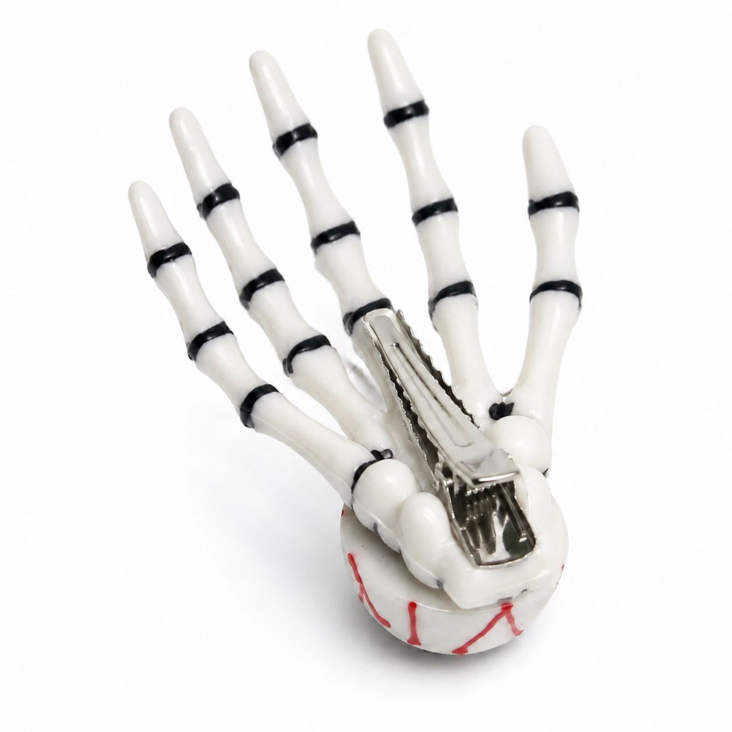 Halloween Skeleton Hand Eyeball Hair Clips 2pc