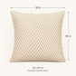 2 Pack Chevron Textured Decorative Throw Pillow Covers